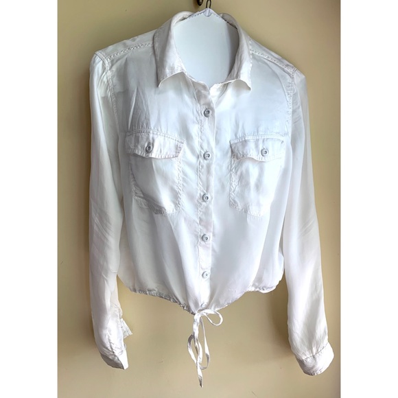 Urban Outfitters button down silky blouse/top - Picture 1 of 2